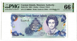 Cayman Islands Monetary Authority, 1998 "Low Serial # 46" Issue Banknote