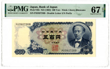 Bank of Japan. ND (1969). Issue Banknote