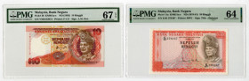 Bank Negara. ND (1976-95). Pair of Issued Banknotes