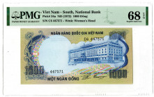 South Viet Nam, National Bank. ND (1972). "Top Pop" Issued Banknote.