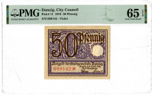 Danzig City Council, 1919 Issue Banknote