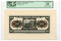Banco Agricola Comercial, 1922 Face Proof Banknote Rarity.