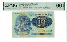 Bank of Estonia, 1937 Issue Banknote