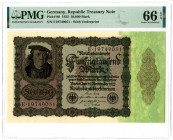 German Republic Treasury Note. 1922. Issue Banknote