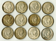 Germany, Third Reich, 1939, 5 Reichsmark, KM#94 Hindenburg Issue Coin Assortment