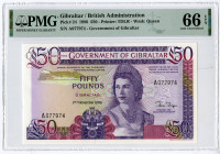 Government of Gibraltar. 1986. Specimen Banknote