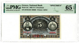 National Bank of Greece, 1905-18 Specimen Banknote