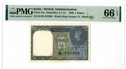 Government of India, 1940 Issued Banknote