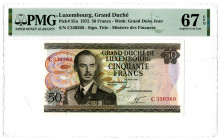 Banque Internationale a Luxembourg. 1972 Issue Banknote.