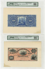 Banco Mercantil Mexicano, ND (1882) "Top pop" 50 Pesos Face and Back Proof Pair.