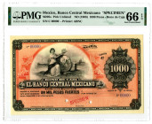 Banco Central Mexicano. ND (1908). Specimen Banknote.
