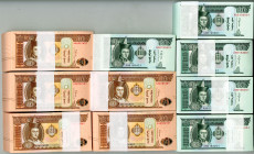 Mongol Bank. 2018-2019. Large Assortment of Uncirculated Banknotes