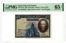 Banco de España. 1928 Issue Banknote.