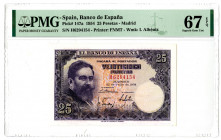 Banco de España. 1954 Issue Banknote.