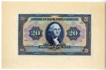 American Bank Note Company, ND (ca.1920's), Proof Advertising Banknote