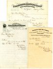 Continental Bank Note Company Ink Request Correspondence. 1865-72.
