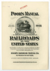Poor's Manual of the Railroads of the United States, 1905 Specimen Advertising Front Page by ABNC.