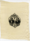 Woodrow Wilson & Thomas R. Marshall Intaglio Printed Silk Handkerchief, ca.1910-15