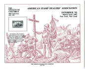 Souvenir Card. American Stamp Dealers Association. INTERPEX. 1992.