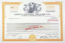 North Central Airlines, Inc. (Name Changed to Republic Airlines) 1976 Specimen Warrant Certificate