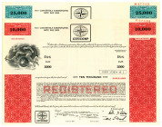 Citicorp, 1975 Specimen Registered Bond Pair