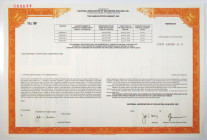 Nasdaq Stock Market, Inc. 2000 Specimen Warrant Certificate