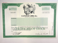 Gateway 2000, Inc., 1998 Specimen Stock Certificate