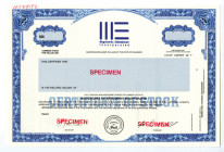 Magicworks Entertainment Inc., 1996 IPO Specimen Stock Certificate