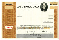 Levi Strauss & Co. Specimen Stock Certificate