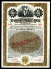 Government of the French Republic 1921 Specimen Gold Loan - Reissued in 1935.