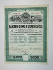 Bancaria de Obras y Bienes Raices, 1907 Specimen Share Certificate