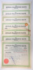 Anglo-Palestine Bank Ltd., 1936 Cancelled Set of 5 Stock Certificate