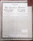 Real Compania de Guadalajara, Loan of £600,000. 1825, £100 Sterling I/U Bond