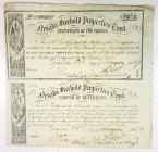 Nevada Freehold Properties Trust, 1869 Certificate and Coupon Reversion Pair