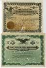 Maine & Ohio, Steamship Stock Certificate Pair, 1896-1907