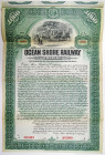 Ocean Shore Railway Co. 1905 Specimen Bond
