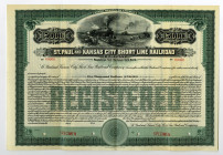 St. Paul and Kansas City Short Line Railroad Co., ca.1900-1910 Specimen Bond