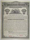 Salina, Lincoln and Western Railway Co. 1885 Specimen Bond Rarity