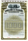Louisville and Nashville Railroad Co., 1890 Specimen Bond