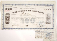 Territory of Montana, 1868 Issued Bond Group of 6