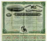 City of Cincinnati, ca.1900-1920 Specimen Bond