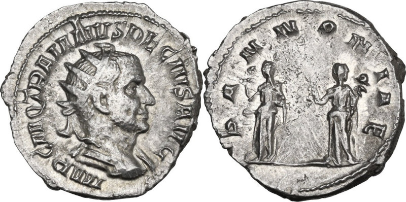 Trajan Decius (249-251). AR Antoninianus, 250 AD. Obv. IMP C M Q TRAIANVS DECIVS...