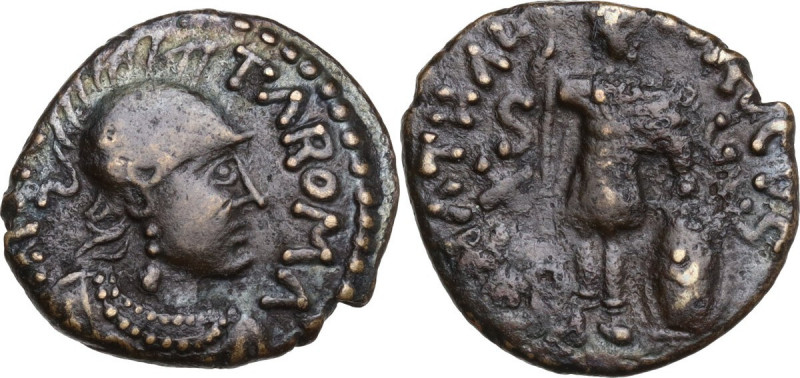 Ostrogothic Italy, Athalaric (526-534). AE Decanummium, Rome mint. Obv. IN[VIC]T...