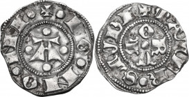 Bologna. Autonome (1380-quarto decennio sec. XV). Bolognino grosso. CNI -; Chim. 72. AG. 1.20 g. 18.70 mm. R. BB+.