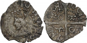 Cagliari. Alfonso V (1416-1458). Picciolo. MIR (Piem. Sard. Lig. Cors.) 14; Piras 1996 84. MI. 0.50 g. 15.00 mm. NC. BB+.