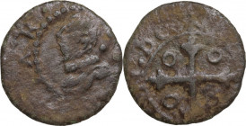 Cagliari. Filippo III di Spagna (1598-1621). 3 Cagliaresi. CNI 7/8 e 10; MIR (Piem. Sard. Lig. Cors.) 66; Piras 1996 144. MI. 1.48 g. 16.00 mm. qBB.