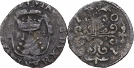 Casale. Vincenzo I Gonzaga (1587-1612). Grosso. CNI 89/90; MIR (Piem. Sard. Lig. Cors.) 308/8. MI. 0.80 g. 16.50 mm. qBB.