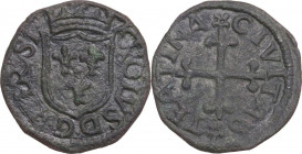 Chieti. Carlo VIII re di Francia (1495). Cavallo. CNI 34/37; D'Andrea-Andreani pag. 309; MIR (Italia merid.) 427. CU. 1.77 g. 19.00 mm. BB+.
