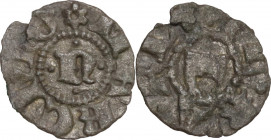 Ferrara. Nicolò III d'Este (1393-1441). Bagattino o piccolo. CNI 20/23; MIR (Emilia) 226. MI. 0.24 g. 11.00 mm. RR. Bel BB.