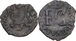 Guastalla. Ferrante III Gonzaga (1632-1678). Sesino. CNI tav. IX, 7; MIR (Emilia) 423; Bellesia 3. MI. 0.77 g. 15.00 mm. BB.